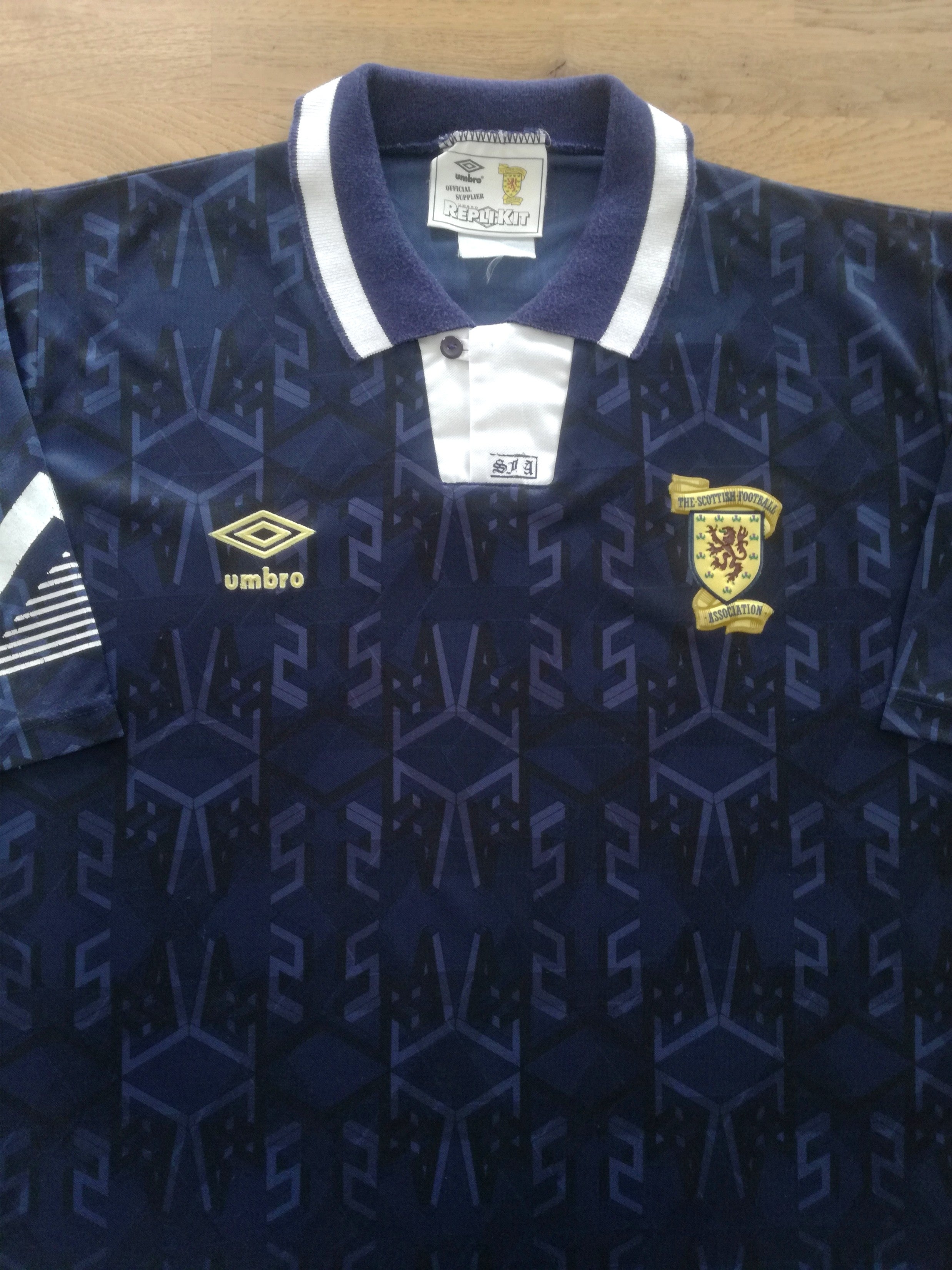 1991/92 Scotland Home Football Shirt