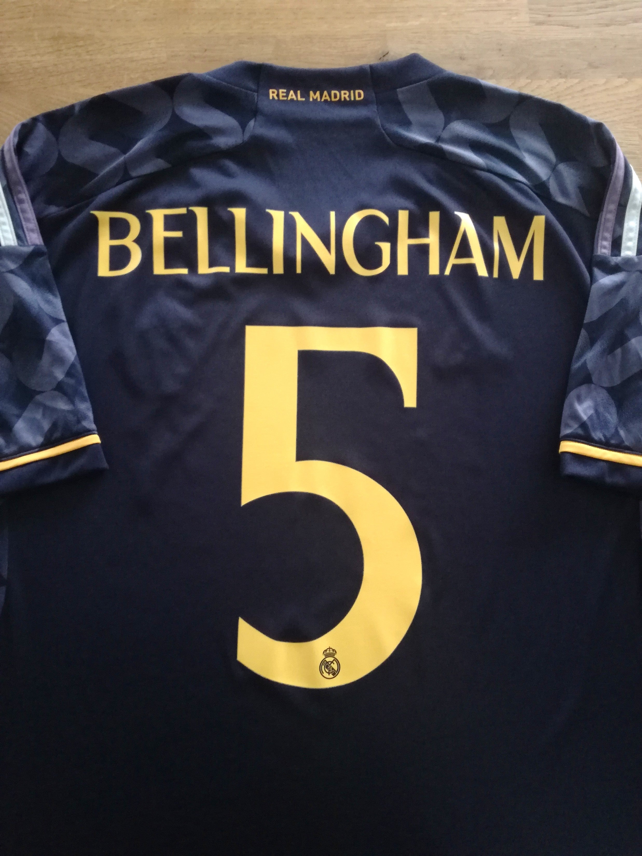2023/24 Real Madrid Away Football Shirt Bellingham #5