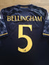 2023/24 Real Madrid Away Football Shirt Bellingham #5