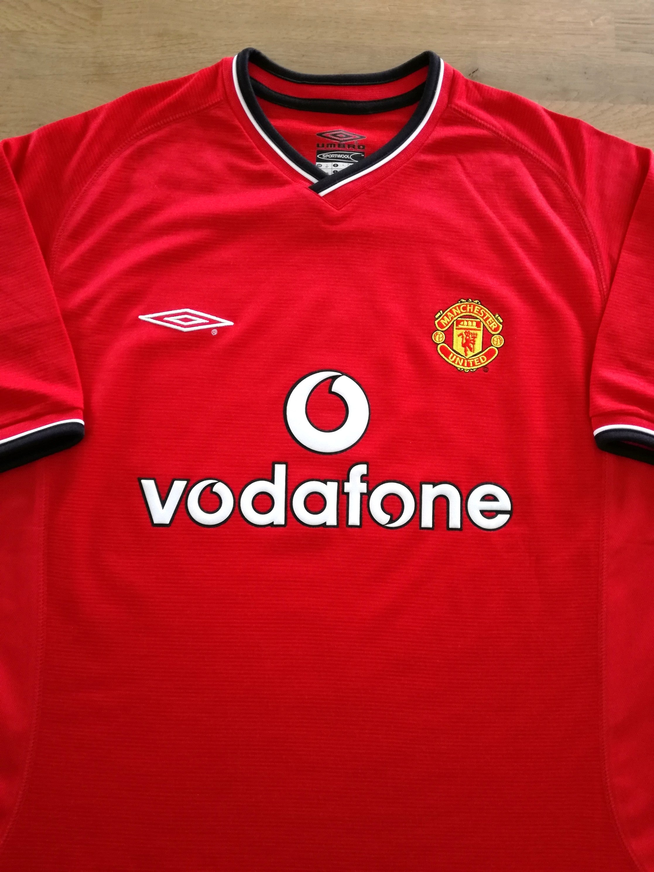 2000/01 Man Utd Home Football Shirt