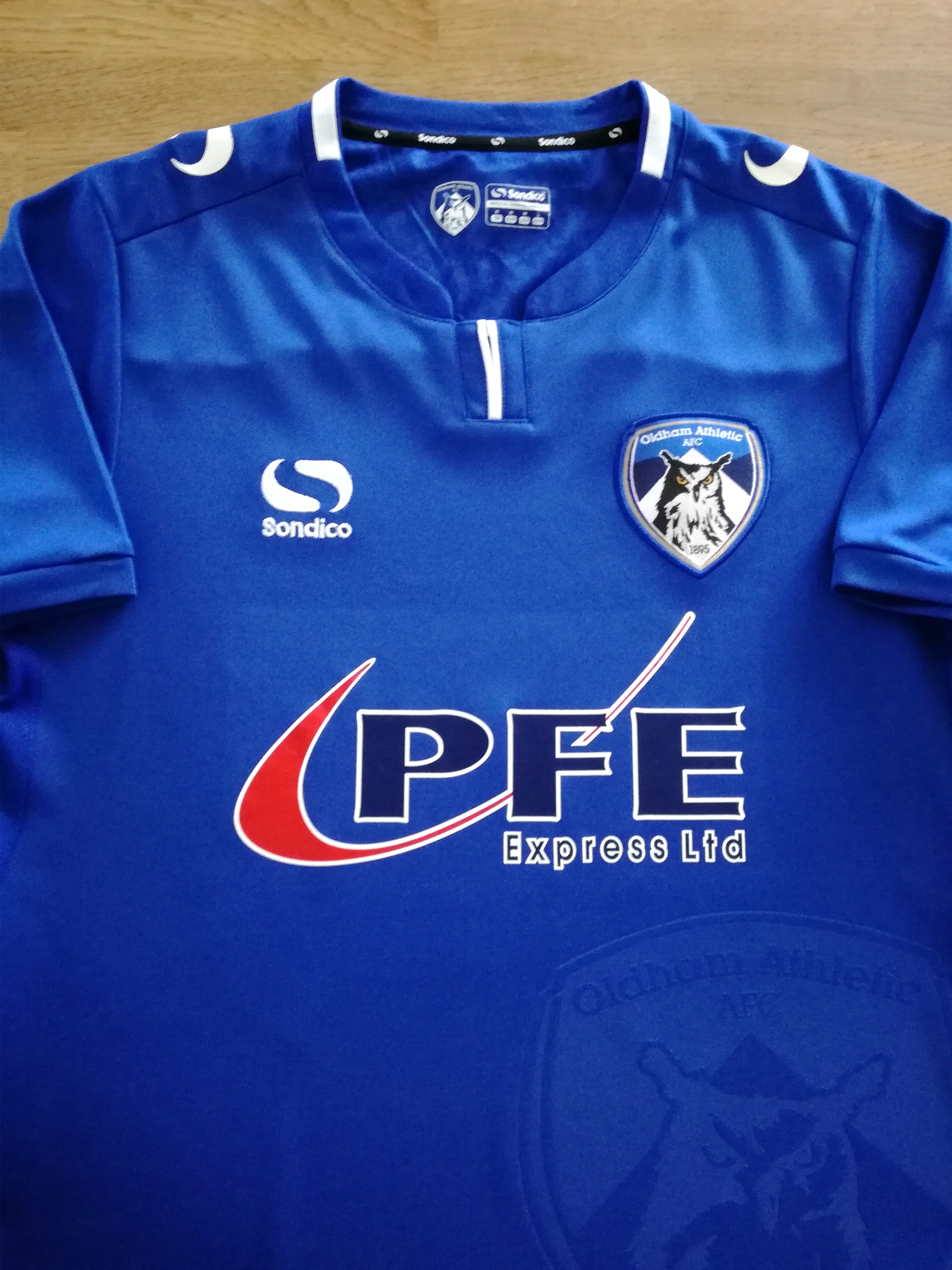 2017/18 Oldham Athletic Home Football Shirt