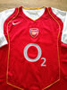 2004/05 Arsenal Home Football Shirt (L)