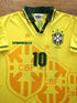1993/94 Brazil Home Football Shirt Raí #10 (L)