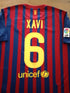 2011/12 Barcelona Home La Liga Football Shirt Xavi #6