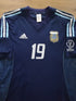 2002 Argentina Away World Cup Football Shirt Crespo #19 (XL)