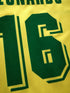 1993/94 Brazil Home Football Shirt Leonardo #16 (M)