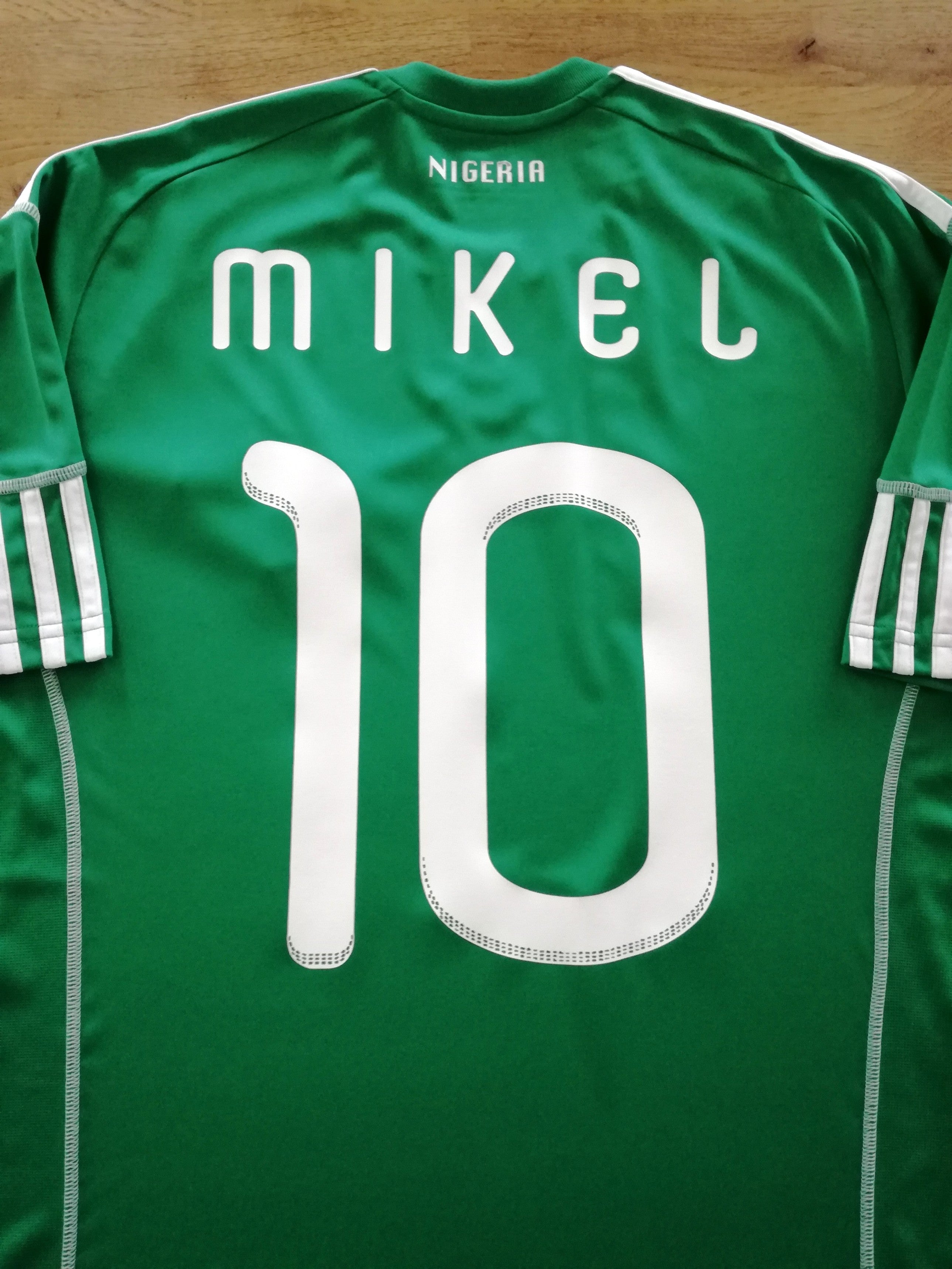 2010/11 Nigeria Home Football Shirt Mikel #10