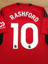 2023/24 Man Utd Home Premier League Football Shirt Rashford #10