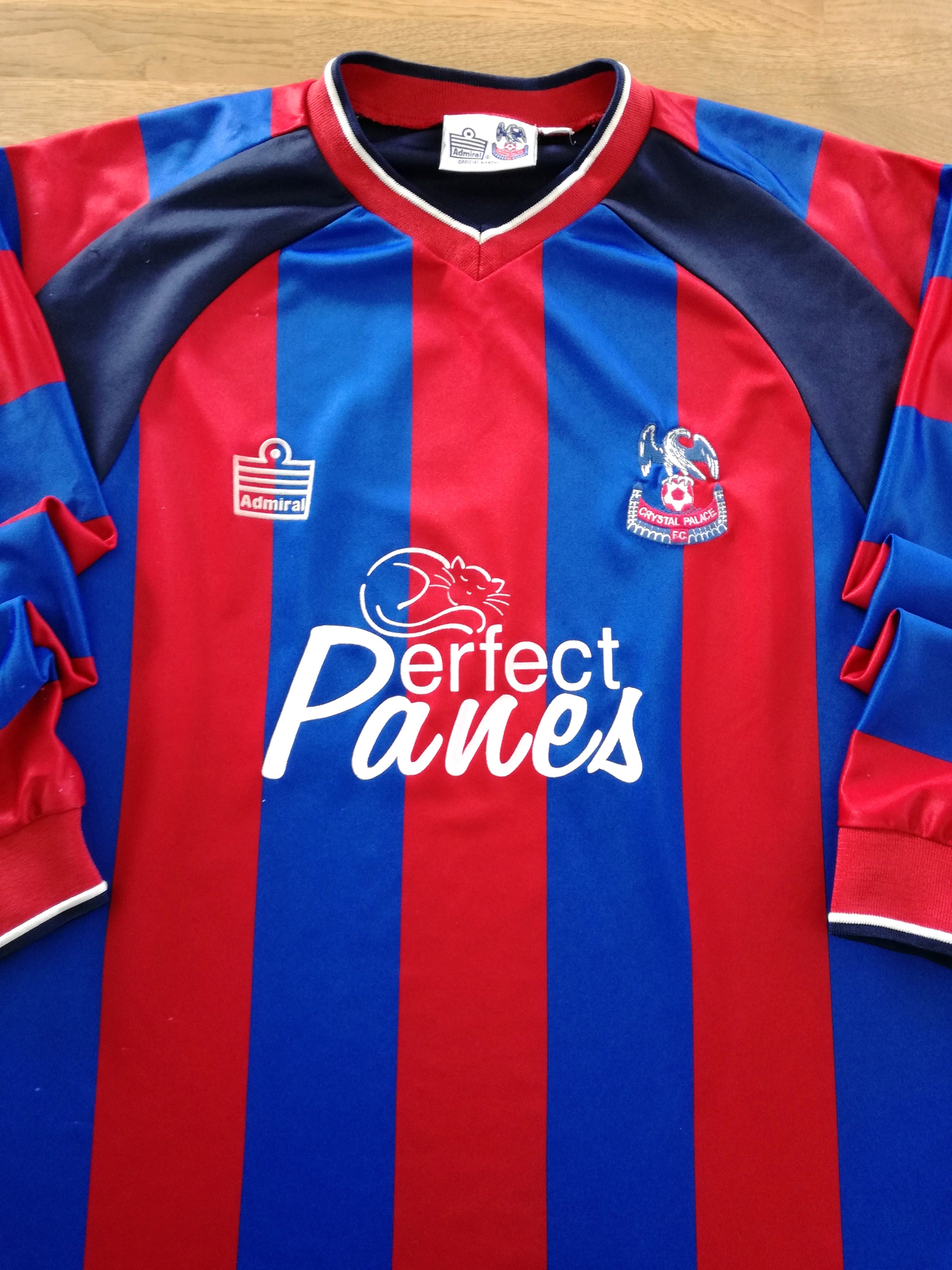 2003/04 Crystal Palace Academy Home  Long Sleeve Football Shirt