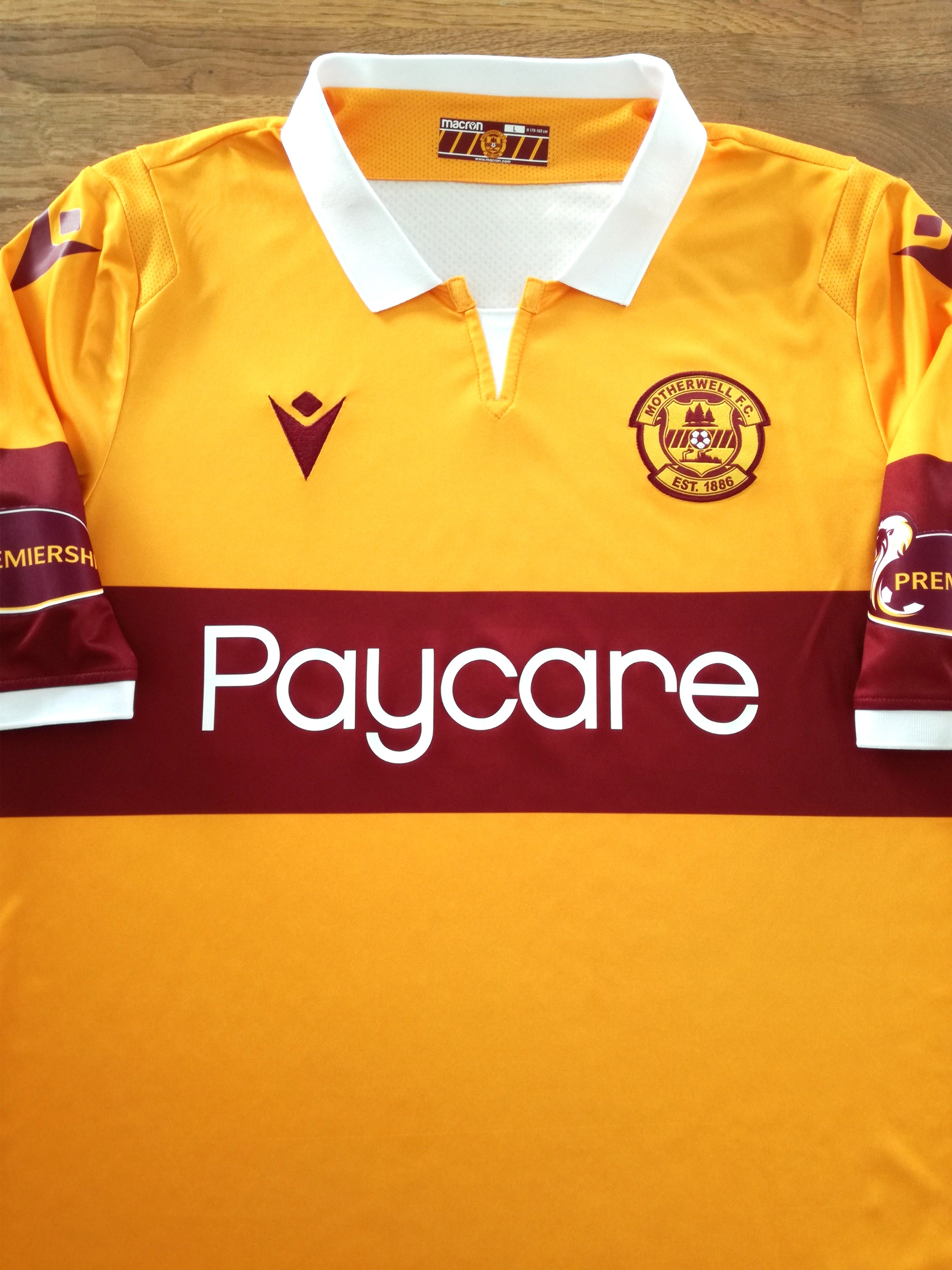 2020/21 Motherwell Home Premiership Football Shirt