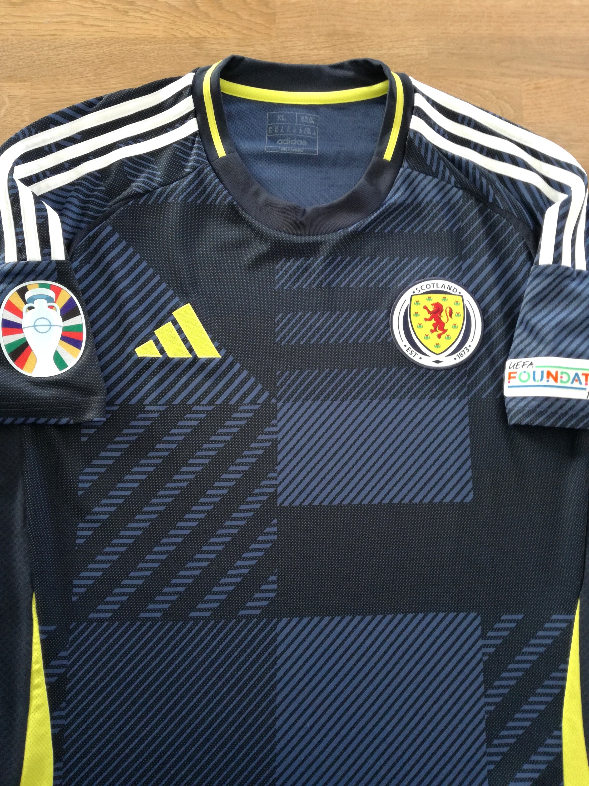 2024 Scotland Home European Championship Football Shirt