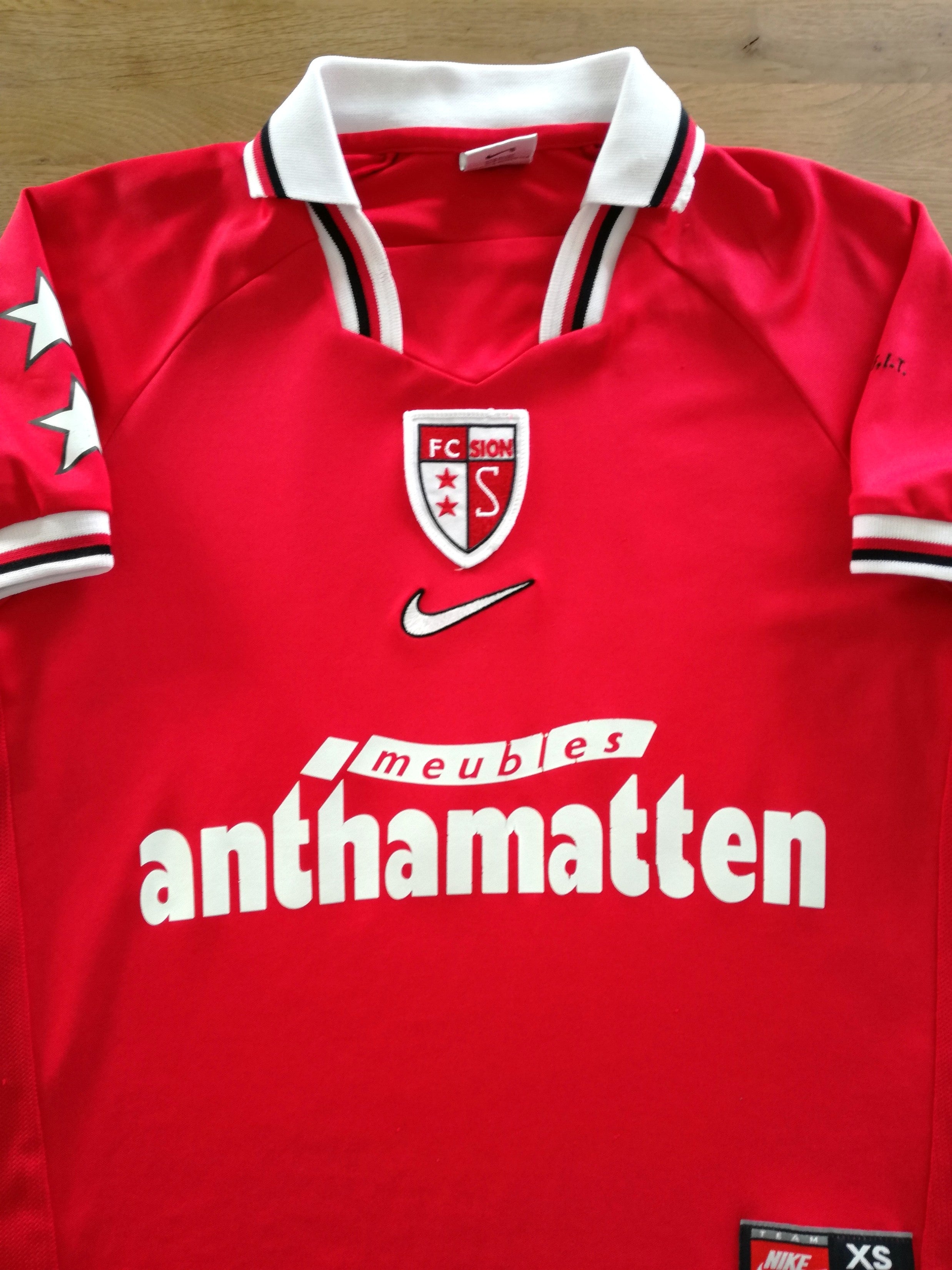1998/99 FC Sion Away Football Shirt