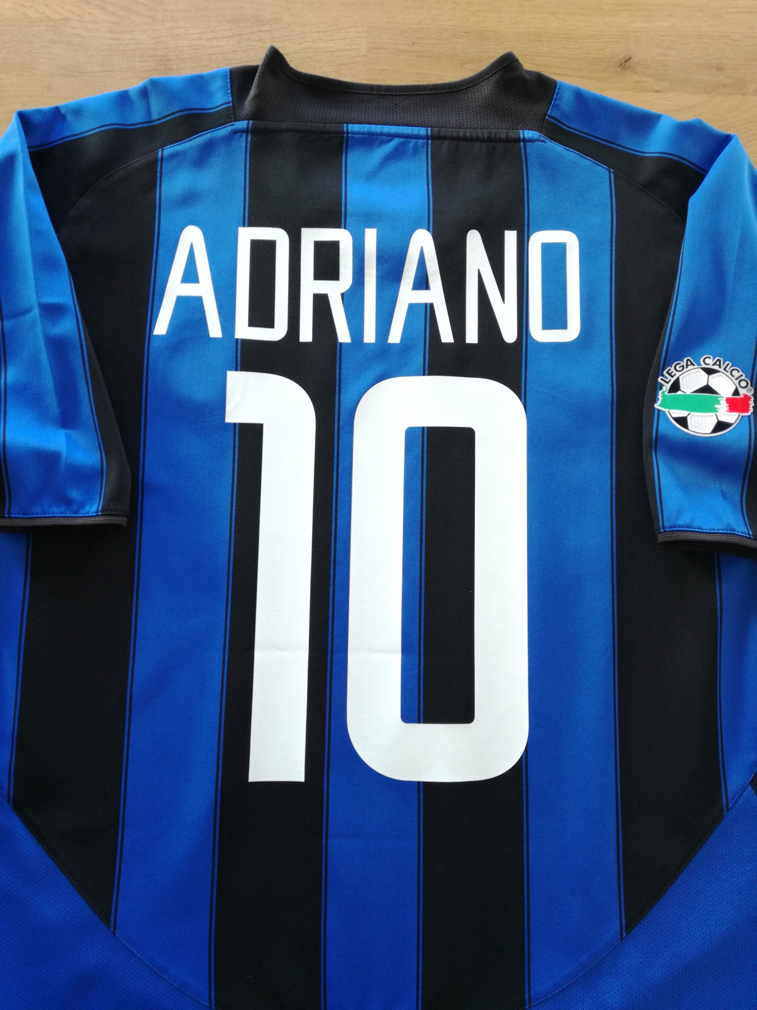 2003/04 Internazionale Home Serie A Football Shirt Adriano #10 (M)