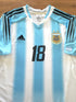2004/05 Argentina Home Football Shirt Messi #18