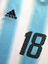 2004/05 Argentina Home Football Shirt Messi #18 (M)