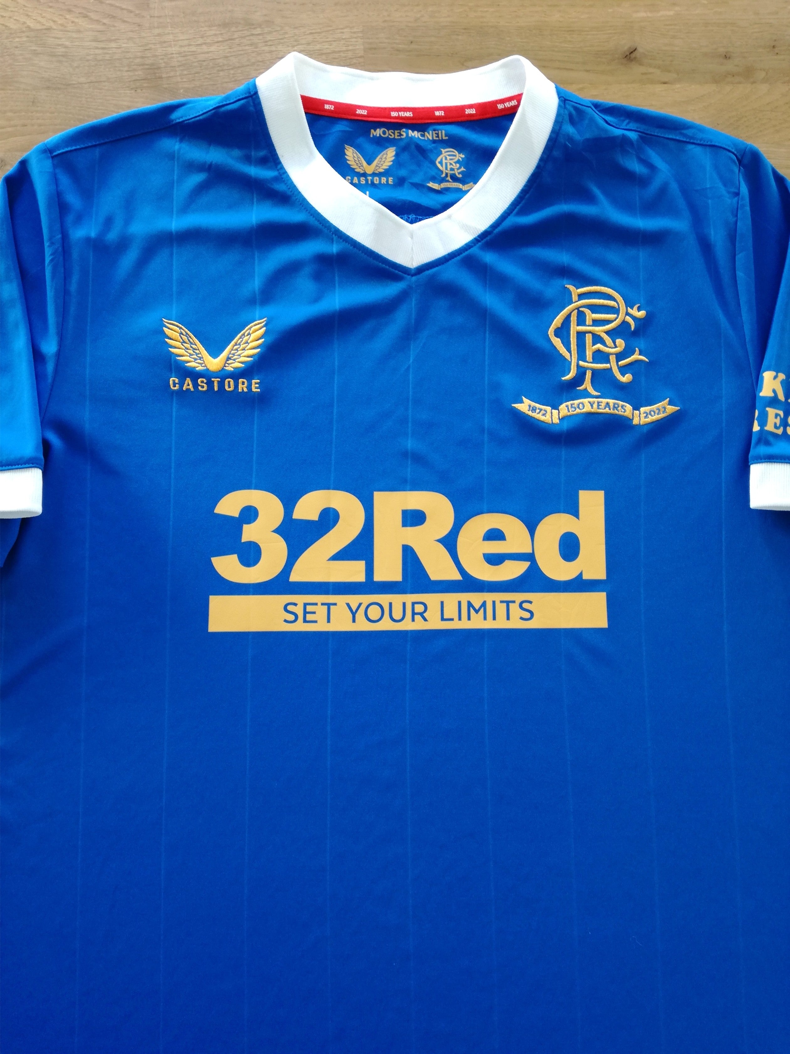 2021/22 Rangers '150th Anniversary' Home Football Shirt