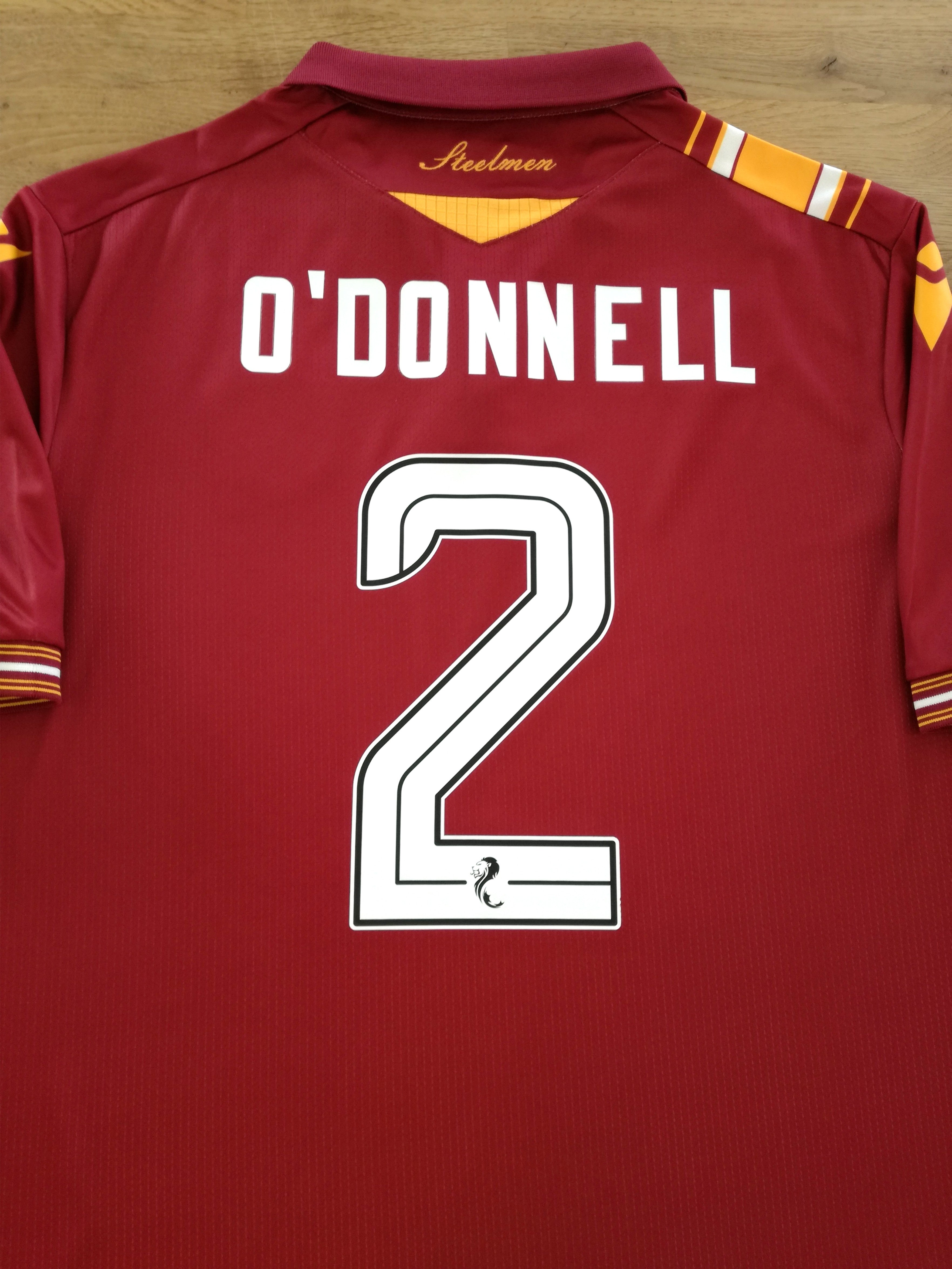 2023/24 Motherwell Away Football Shirt O'Donnell #2