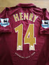 2005/06 Arsenal Home Premier League Football Shirt Henry #14