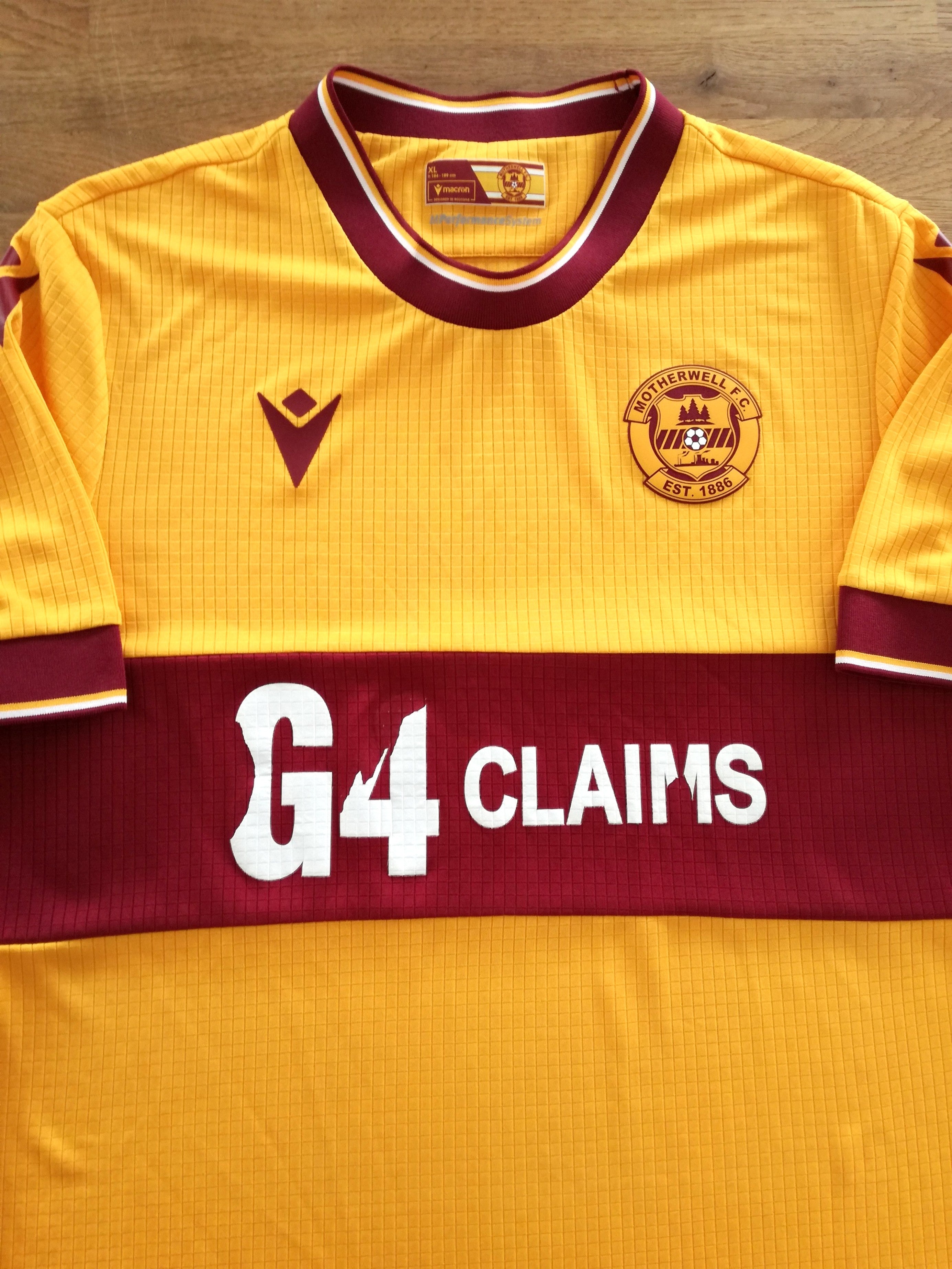 2023/24 Motherwell Home Football Shirt (XL)