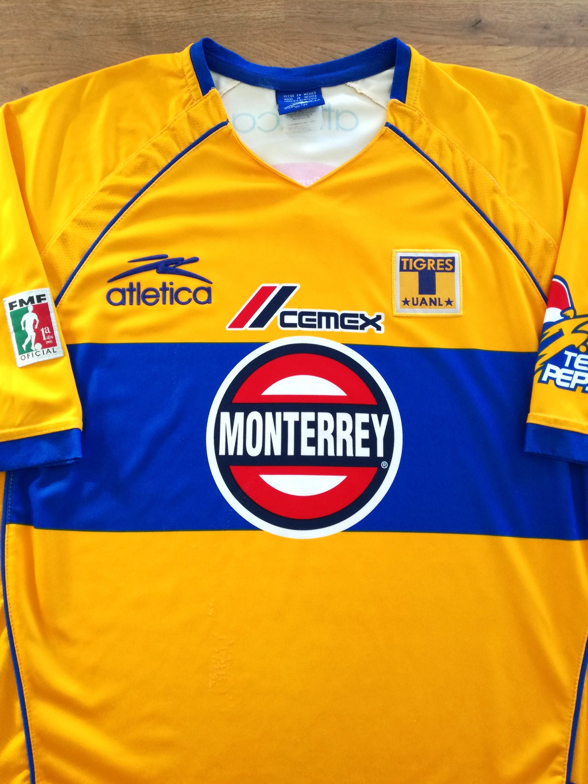 2004/05 Tigres UANL Home Liga MX Football Shirt
