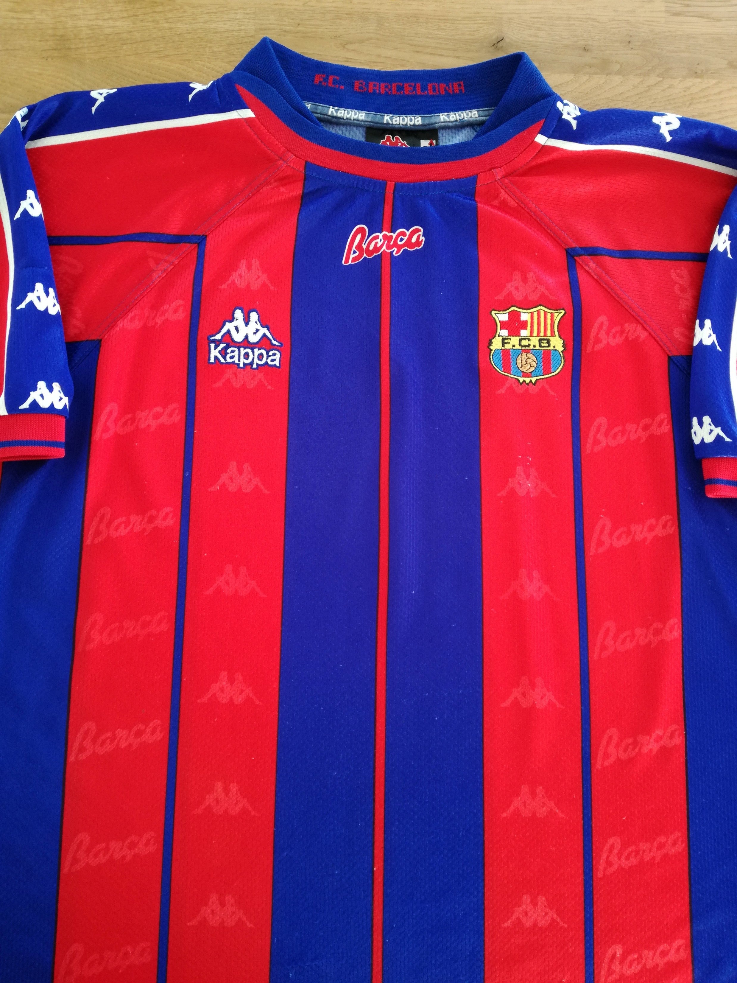 1997/98 Barcelona Home Football Shirt