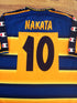 2001/02 Parma Home Football Shirt Nakata #10
