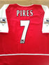 2003/04 Arsenal Home Premier League Football Shirt Pires #7
