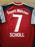 2001/02 Bayern Munich Home Football Shirt Scholl #7
