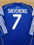 2009/10 Dynamo Kiev Away Formotion Football Shirt. Shevchenko #7