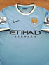2013/14 Man City Home Premier League Football Shirt