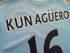 2013/14 Man City Home Premier League Football Shirt Kun Agüero #16 (S)