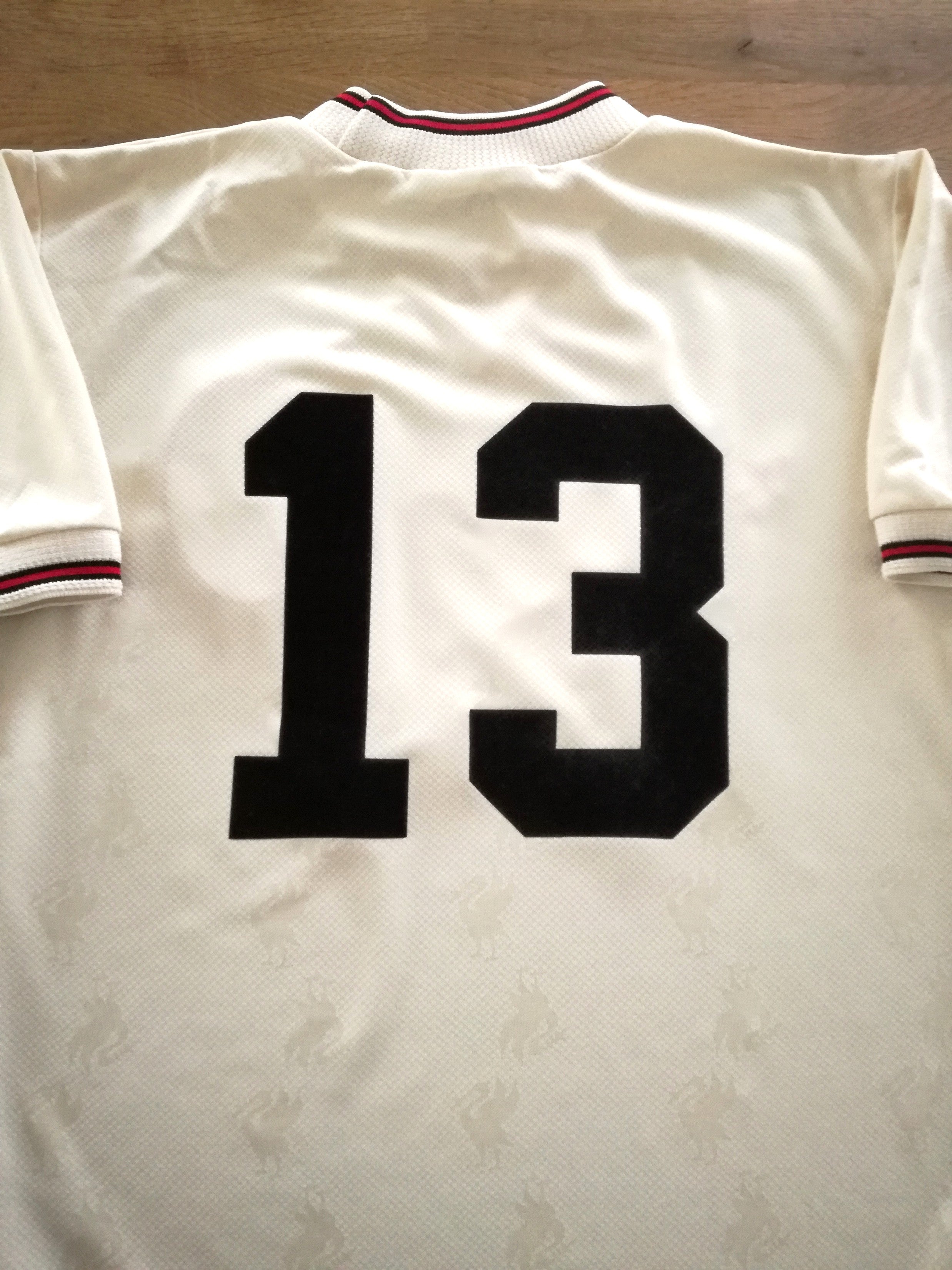 1996/97 Liverpool Away Football Shirt #13 (S)