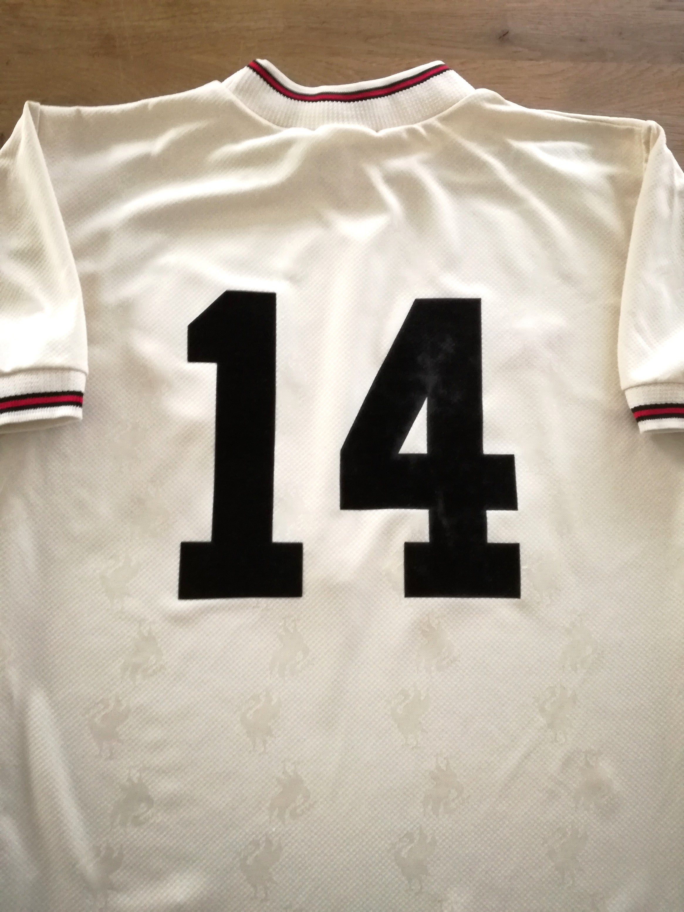 1996/97 Liverpool Away Football Shirt #14 (S)