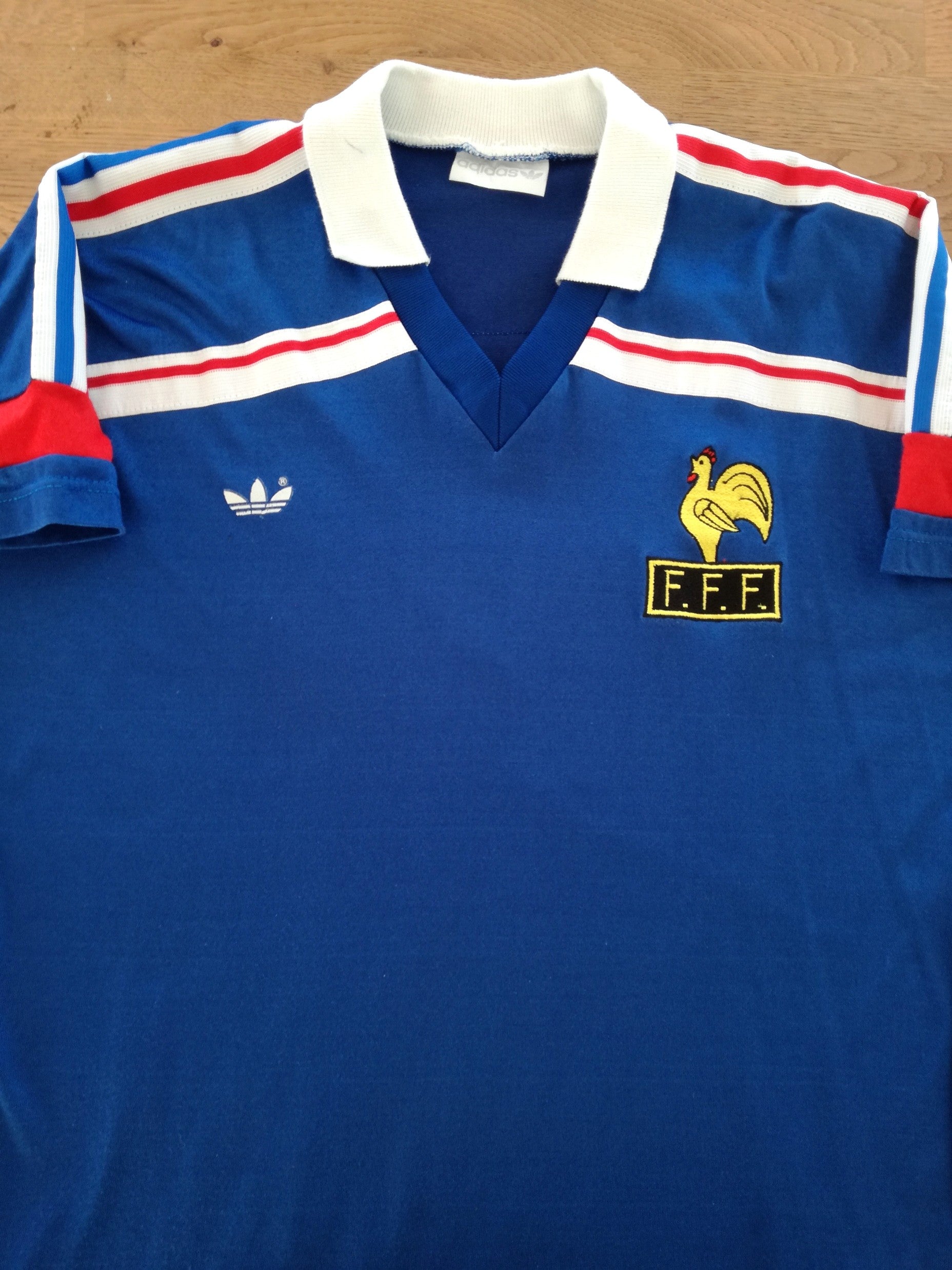 1985/86 France Home Football Shirt