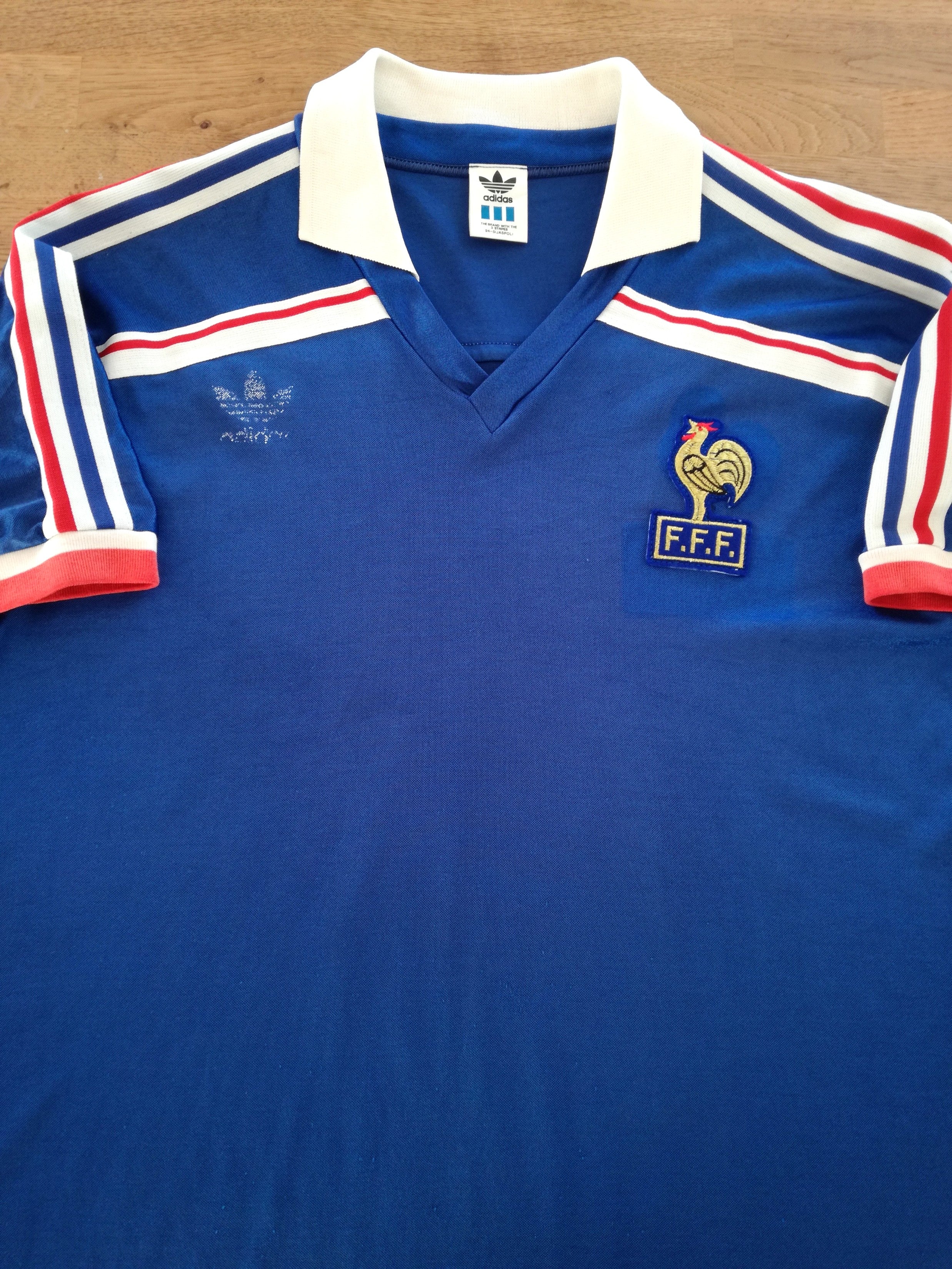 1985/86 France Home Football Shirt