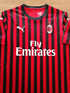 2019/20 AC Milan Home Football Shirt