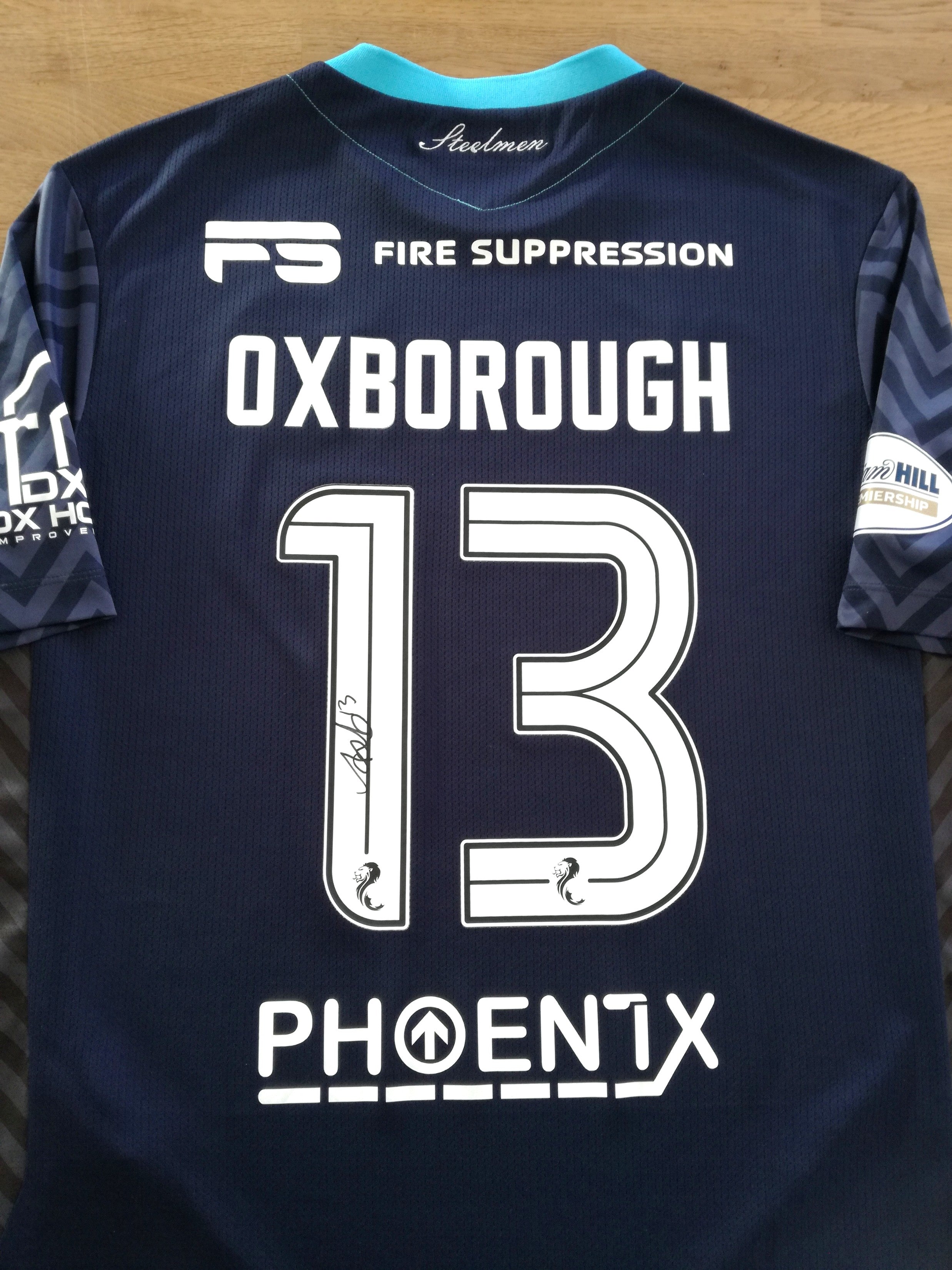 2024/25 Motherwell GK Premiership Match Worn Football Shirt Oxborough #13 (Signed)