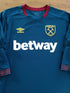 2018/19 West Ham Away Long Sleeve Football Shirt