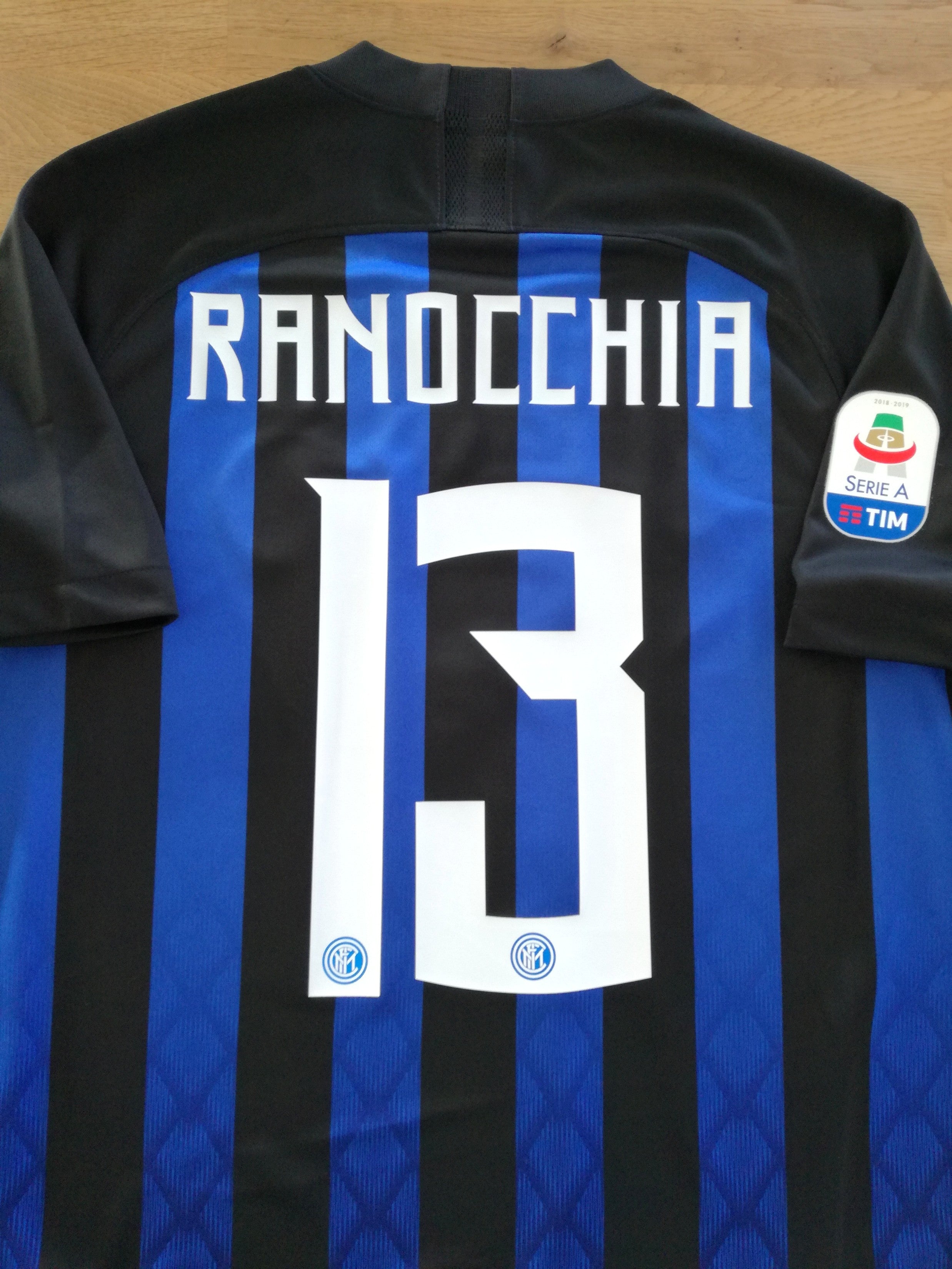 2018/19 Internazionale Home Football Shirt Ranocchia #13
