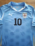 2010/11 Uruguay Home Football Shirt Forlán #10