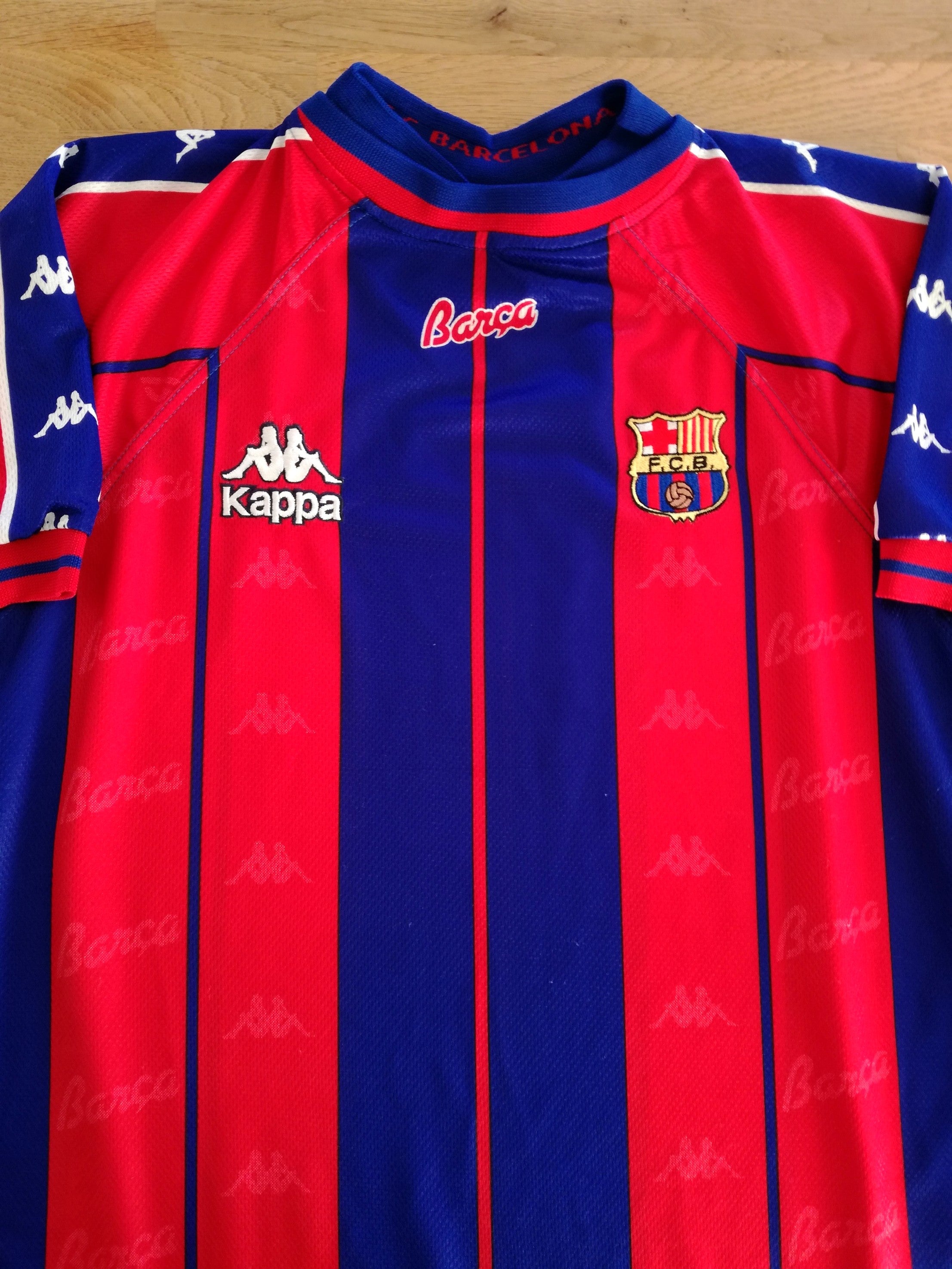 1997/98 Barcelona Home Football Shirt