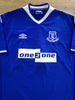 1999/00 Everton Home Football Shirt