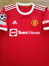 2021/22 Man Utd Home Champions League Football Shirt