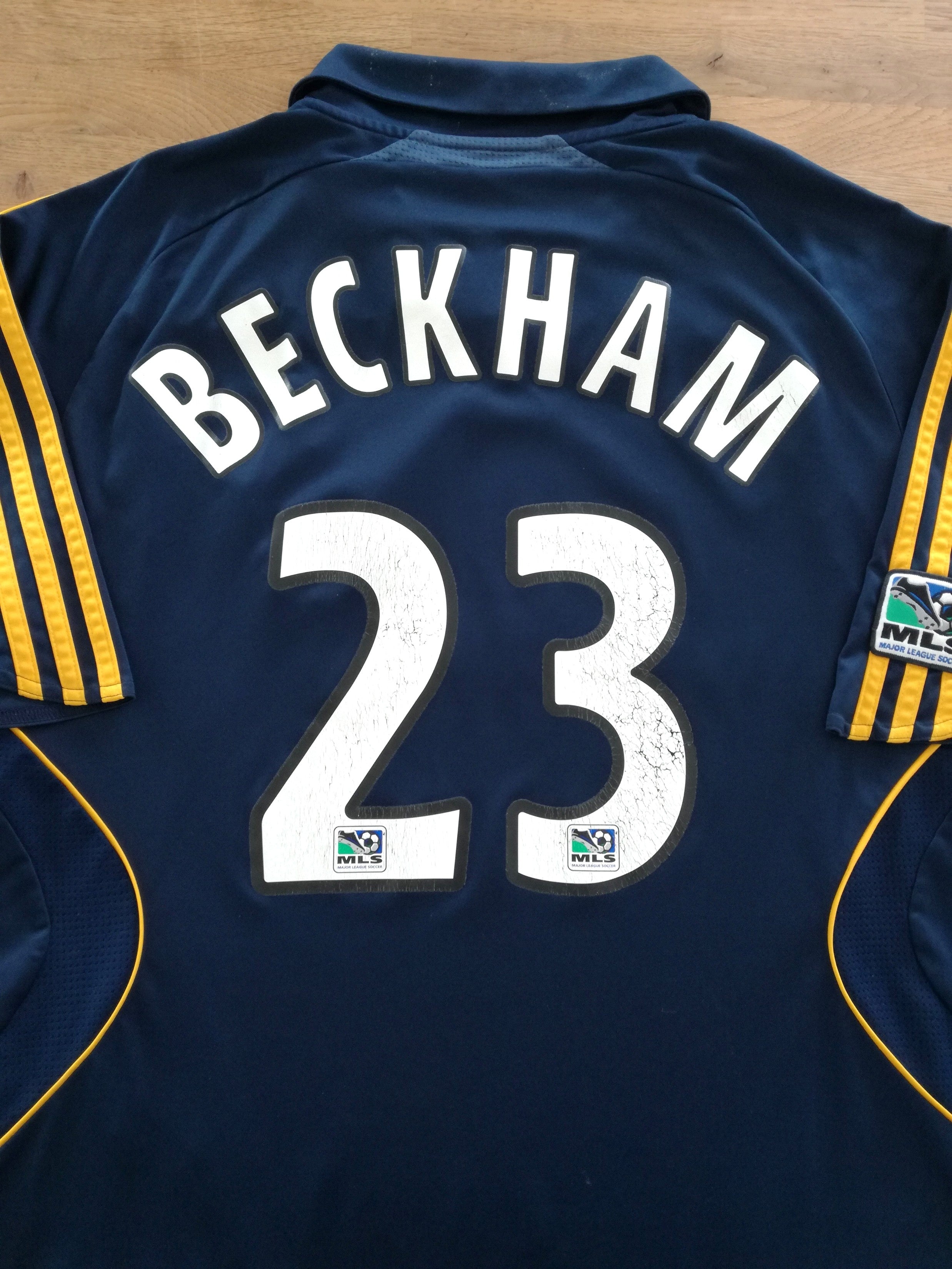 2007 LA Galaxy Away MLS Football Shirt Beckham #23