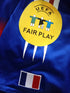 2004 France Home European Championship Football Shirt Henry #12 (L)