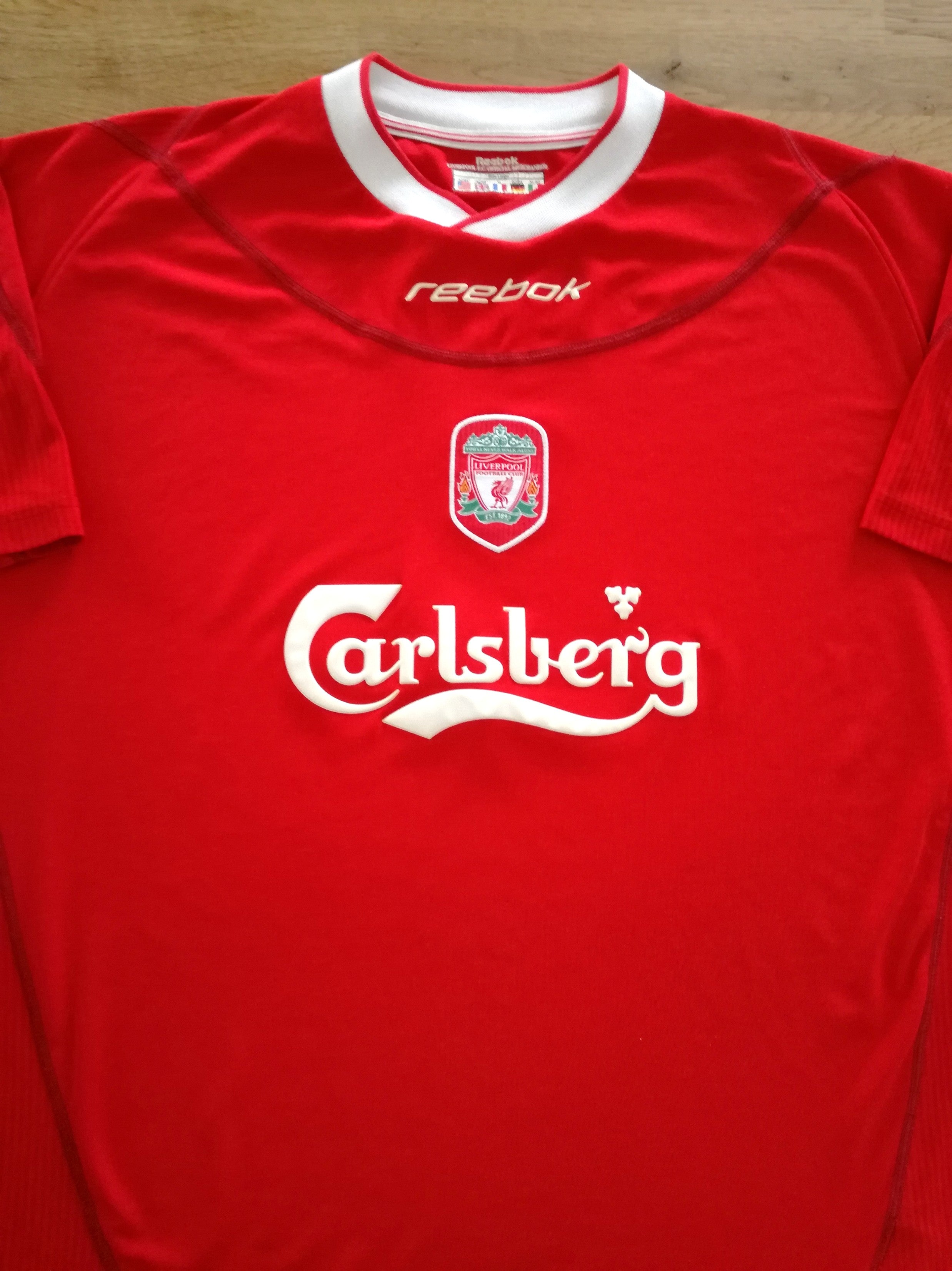 2002/03 Liverpool Home Football Shirt
