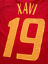 2002 Spain Home World Cup Football Shirt Xavi #19 (M)