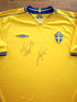 2003/04 Sweden Home Football Shirt - Signed