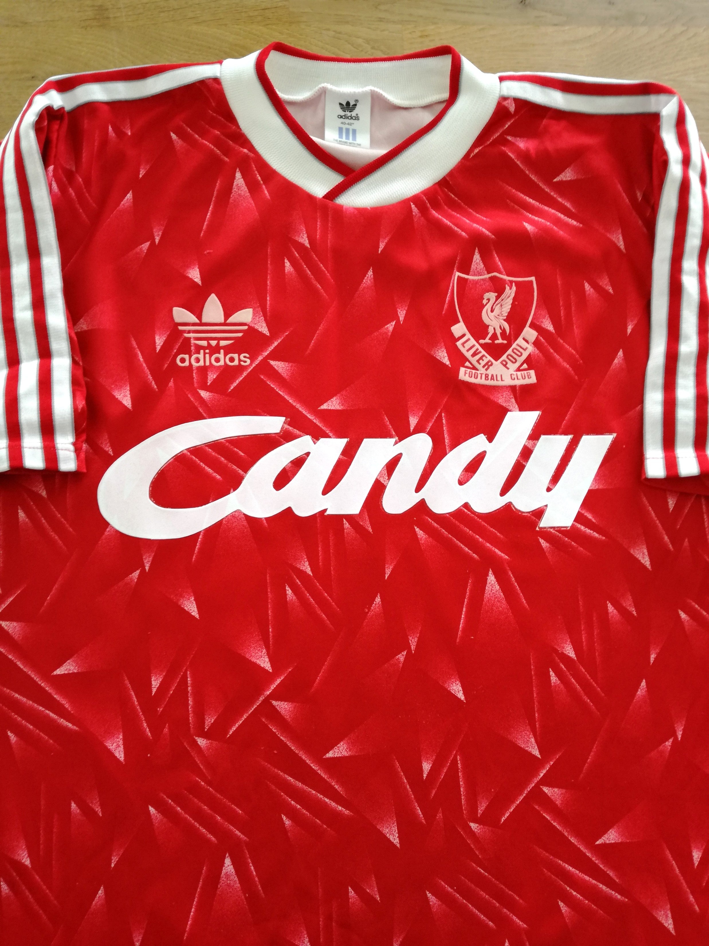1989/90 Liverpool Home Football Shirt