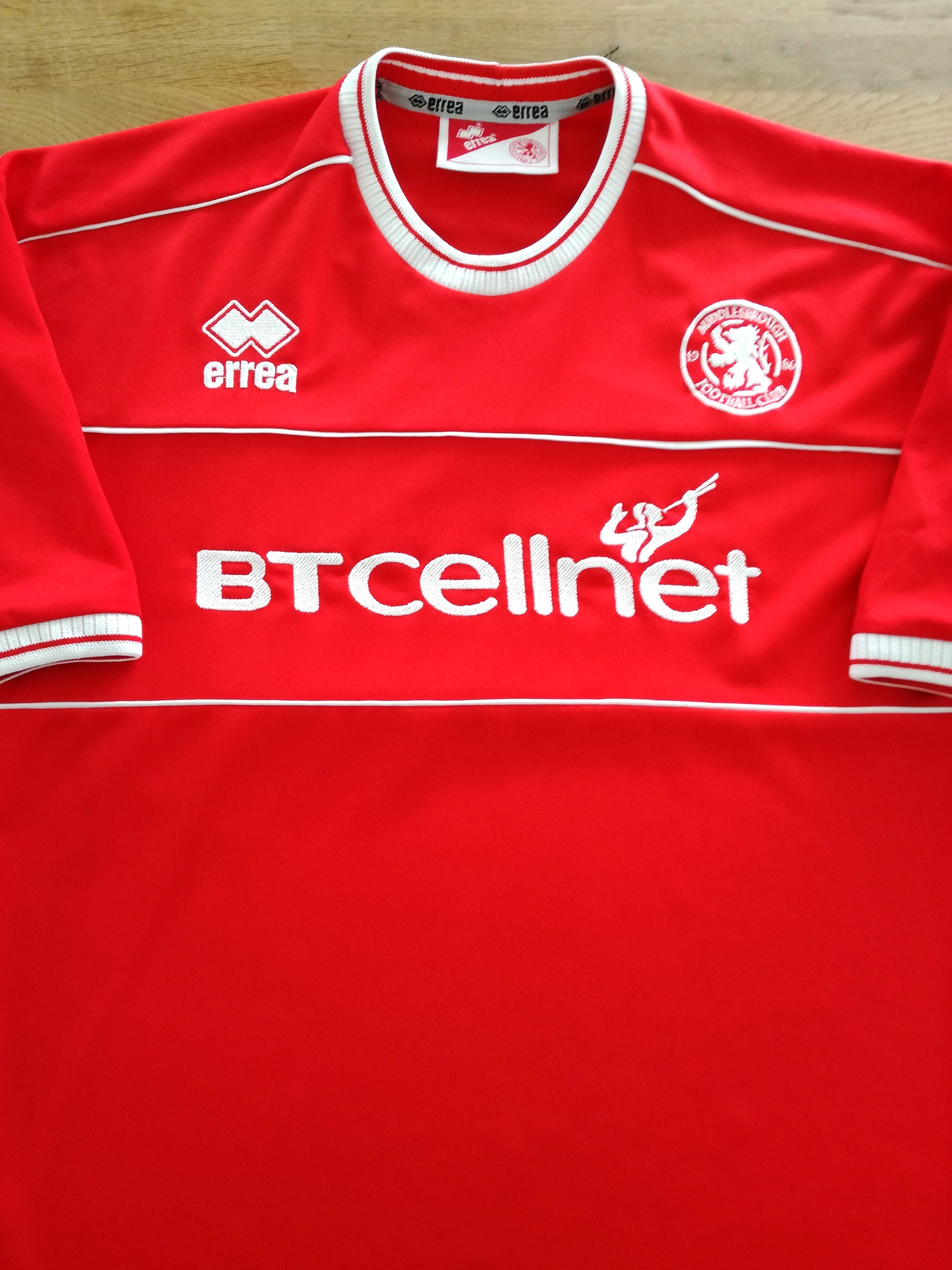 2001/02 Middlesbrough Home Football Shirt